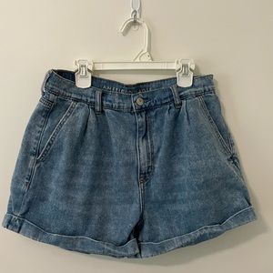 American eagle mom style denim jeans shorts